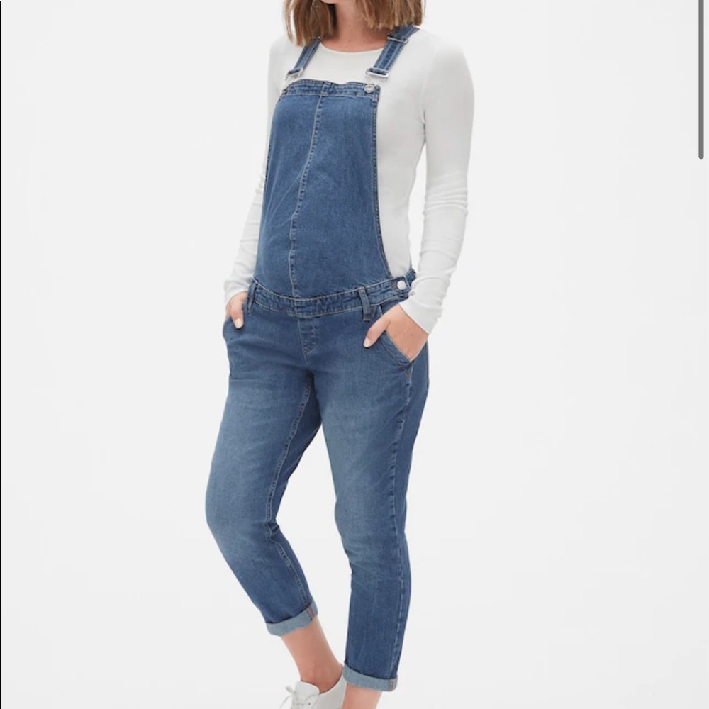 Gap maternity overalls